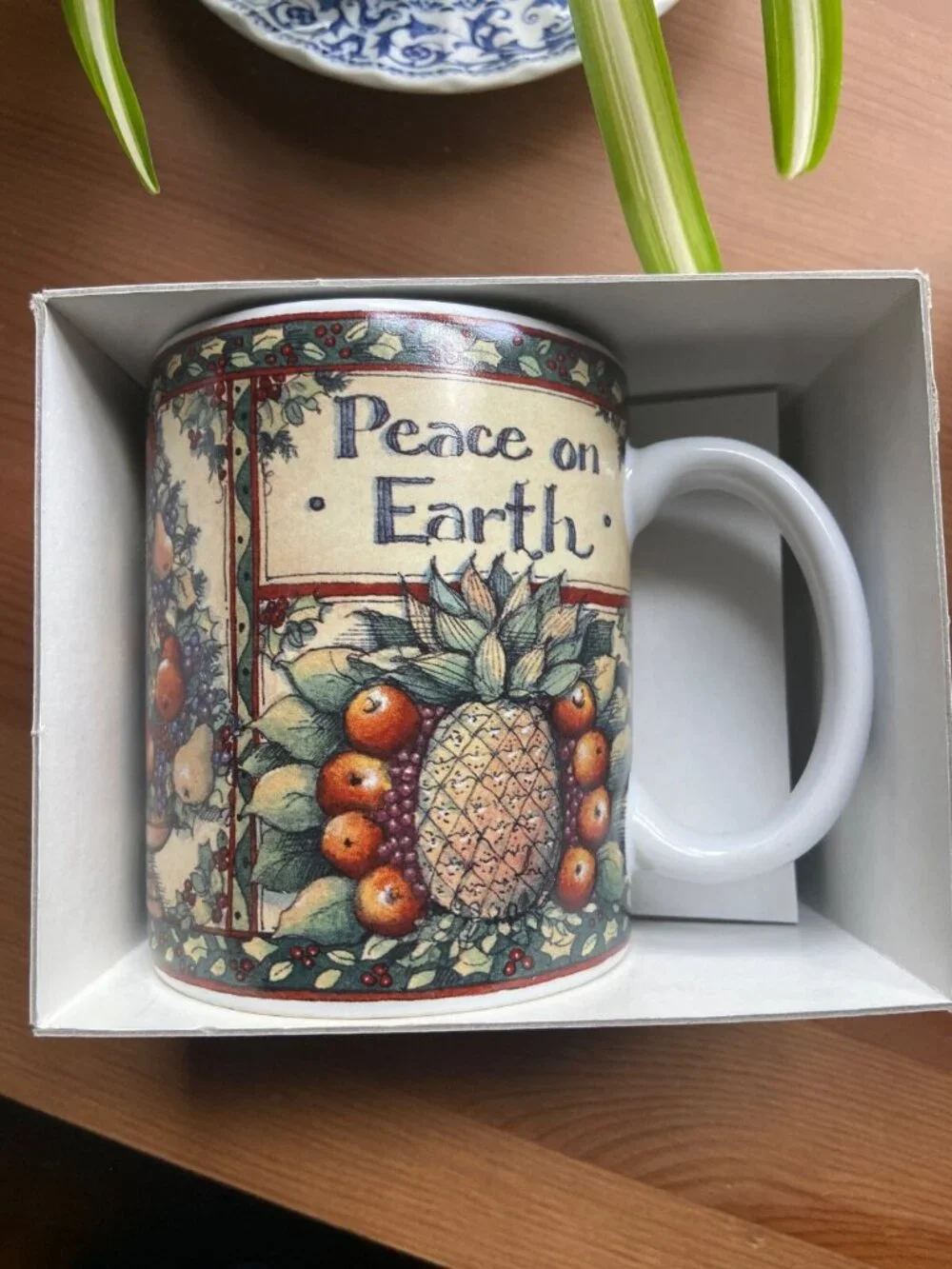 VTG Colonial Williamsburg Foundation Mug Christmas 